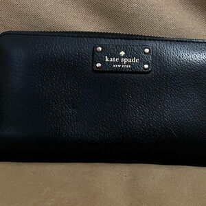 Kate Spade Textured Zip Around Wallet